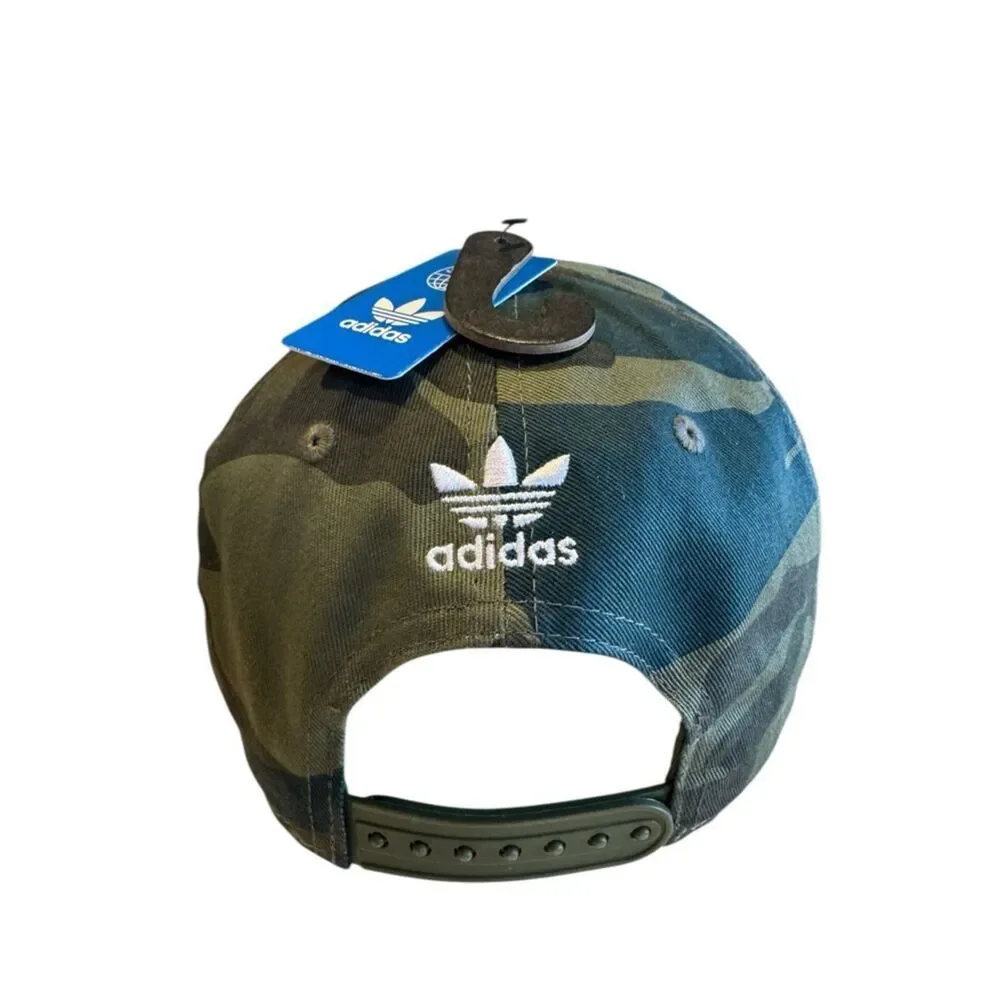 Adidas Icon Pre-curve Camo Cotton Snapback Baseball Cap